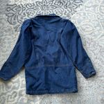 Vintage Pretty Bleu Denim Embroidered Studded Jacket Blue Large Photo 7