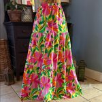 Flying Tomato Weekend in Napa Poplin Multicolored Floral Print A-Line Skirt Photo 6