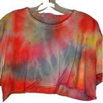 Emma & Sam  Cropped Tie Dye Shirt Photo 0