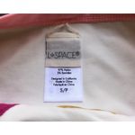 l*space L  Vacay White Pink Ribbed Bikini Bottom Stretch Women's Size Small NWOT Photo 5