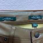 Wild Fable NWT  Low Rise Flare Faux Leather Pants Brown Women’s. Size 0 Photo 4