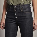 AG Adriano Goldschmied NWOT  Isabelle High Rise Button Up Raw Hem Jeans Photo 2