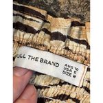Faithfull the Brand Faithful The Brand De Christin Midi Dress Wyldie Animal Print Linen Size 6 Photo 5