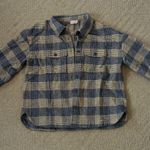 Pink Lily NWOT Blue Plaid Shacket Photo 1