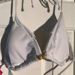 Victoria's Secret White Eyelet Triangle Bikini Top Photo 3