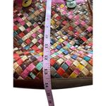 AmeriLeather Multicolor Woven Leather Backpack Purse with Coin Pouch Women’s Photo 8