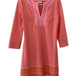Talbots Cabana Life Coral Coast Tunic Cover Up Pink S Dress Photo 2