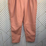 Anthropologie  BlankNYC Chelsea Pants Faux Leather Pleated Tapered Pink Size‎ 28 Photo 4