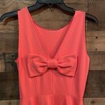 Kate Spade Watermelon Breath of Fresh Air Ponte Bow Fit & Flare Dress Photo 5