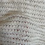 Aerie Beige Open Knit Turtleneck Sweater Photo 3