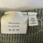 Good Luck Gem  Smocked Strapless Top Photo 2