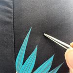 Cache black, hot pink Hawaiian/tropical floral print dress- Sz 2 Photo 22