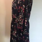 Maurice's Floral Sheer Sleeve Keyhole Dress Photo 2