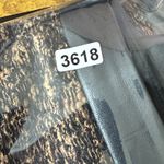 BOSS Tweed Skirt Leather Trim Career Wear Business Casual Brown Black 14 Photo 10