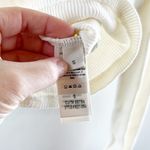 Citizens of Humanity Iris Cutout Ribbed Long Sleeve Tee Top Shirt White Small Photo 5