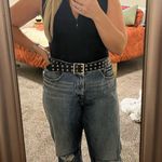 Wild Fable Black Collared Sleeveless Bodysuit Photo 2