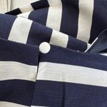 Charter Club  Navy & White Natuical/Coastal Stripe Fit & Flare‎ Dress Size 14 Photo 14