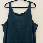 Eric Charles Pinafore Midi Overall Dress in Green Plus Size 1X Photo 5