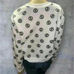NWOT Better Together women’s skull/ halloween cropped sweatshirt L White Size L Photo 1