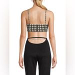 Houndstooth AREA  Heart Wool Blend Crop Top size 4 Photo 1