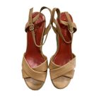 Cole Haan camila ankle strap brown espadrille wedge size 10 Photo 1