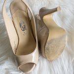Rue 21  Tan Sling Back Peep Toe Heels Photo 4