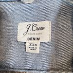 J.Crew  Blue Denim Jacket Womens XXS Jean Classic Fall Staple Basic Capsule Photo 9