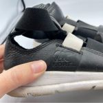 Sorel Black & White Leather Explorer Gladiator Sandals Womens 8.5 Wedge Platform Photo 2