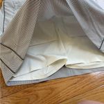 Athleta  Brooklyn Textured Pull On Skort Gray Ivory Stripe Size 16 NEW Photo 9