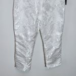 Lulus White Off the Shoulder Cropped Jumpsuit NWT Size Medium Wedding Jumpsuit Photo 4