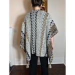 Michael Stars Anthropologie brand  Bohemian Fringed Knit Kimono Size OS Photo 5