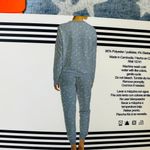 Splendid Women 2 Piece Lounge Set Henley Top Jogger Pant Blue-Stars Sz XXL New Photo 3