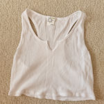 Aerie cropped waffle knit top Photo 0