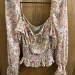 Dress Forum Boutique Floral Blouse Long Sleeve Photo 1