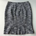Ann Taylor NWT tweed pencil skirt blue white black size 6 Photo 6