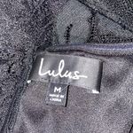 Be My Sweetheart medium black eyelash lace off the shoulder bodycon dress NWT Photo 8