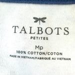 Talbots  Blue/Pink Coastal Allover Seashell Print 100% Cotton Sheath Dress Photo 2