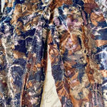 Vintage My Boyfriend’s Back Women’s Blazer Jacket One Size Floral Velvet Retro Photo 8