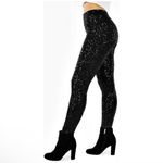 Tipsy Elves  Sequin High Waisted Leggings - Black - S Photo 1