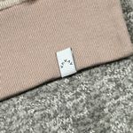 Varley  Daphne Cropped Sherpa Fleece Womens Small 1/4 Zip Pullover Peach Brown Photo 1