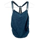 Black Diamond  Six Shooter Tank Top Hiking Racerback Bra Pads Stretch Blue Medium Photo 1