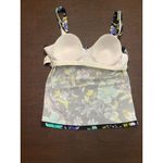 Jantzen Classics Blue Purple Floral‎ Tankini Top Size 12 Photo 4