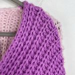 Wild Fable  Chunky Sweater Sherbet Crop Open Cardigan long sleeves open front XXL Photo 7