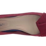T Tahari Evan Origami Flat- Burgundy Size 6.5 Photo 2