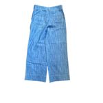 Akris Punto Cropped Wide Leg Denim Jeans US 4 High Waist Blue Photo 5