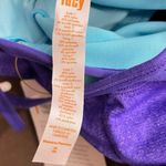 Lucy Feel the Beat Strappy Singlet Workout Tank Top Purple Blue Womens XL new Photo 10