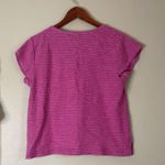 Oscar de la Renta Vintage  Striped Top Pink Size Medium Photo 4