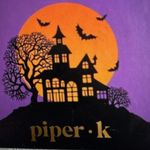 Piper K Halloween Black Cats w Witch Hats in trick or treat bags earrings Orange Photo 1