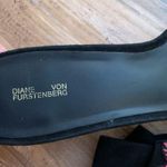 Diane Von Furstenberg  Jo Lace Block Heel Sandal SZ 8.5 Shoes Photo 7