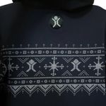 Unichill Nordic Navy Fair Isle Sweatshirt One Piece Jumpsuit Onesie Unisex Sz S Blue Photo 4